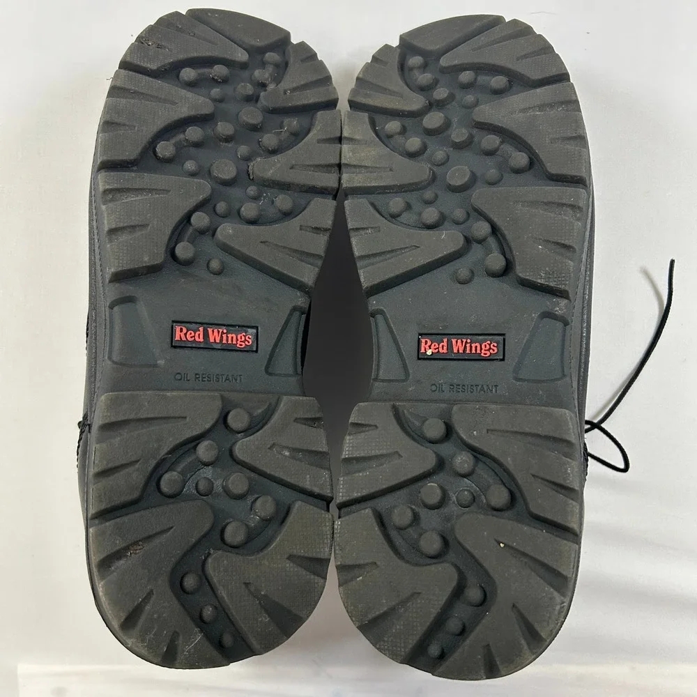 Red Wing Boots King Toe Work Shoes Mens 13 Black Leather Safety Toe‎ EH 2234